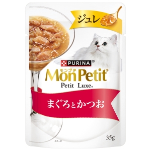 ネスレ日本 Nestle ネスレ モンプチ プチリュクス ジュレ まぐろとかつお 35g