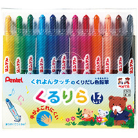 ぺんてる Pentel ぺんてる GTW-12 くるりら 12色セット