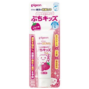 ピジョン Pigeon ピジョン ジェル状歯みがき ぷちキッズ いちご味 50g