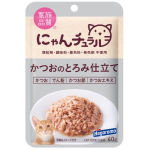 はごろもフーズ Hagoromo はごろも にゃんチュラルパウチ かつおのとろみ仕立て 40g