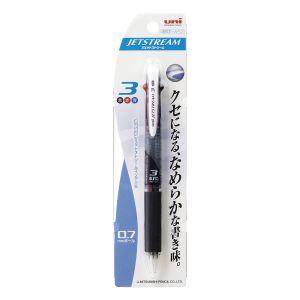 三菱鉛筆 三菱鉛筆 SXE3-400-07 1P 黒 24 油性ボールペン ジェットストリーム 多色 0.7mm パック