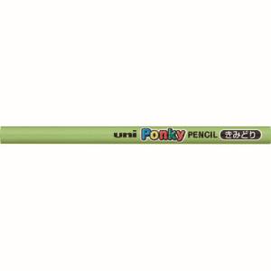 三菱鉛筆 uni 三菱鉛筆 K800.5 色鉛筆ポンキー単色 黄緑