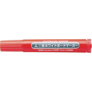 三菱鉛筆 uni 三菱鉛筆 PWB4M.15 三菱鉛筆/ホワイトボードマーカー/中字/赤