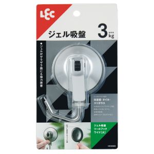 レック LEC レック ジェル吸盤ツールフックワイド 大 1個入 H00483