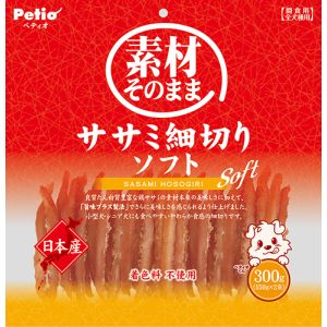 ペティオ Petio ペティオ 素材そのまま ササミ細切りソフト 300g