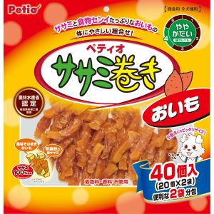 ペティオ Petio ペティオ ササミ巻きおいも40個入