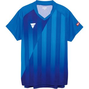 ヴィクタス VICTAS　 ヴィクタス ゲームシャツ 男女兼用 V-NGS052 ブルー Sサイズ 31467 VICTAS
