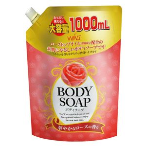 日本合成洗剤 日本合成洗剤 ウインズ ボディソープ ローズ 大容量 詰め替え 1000ml つめかえ