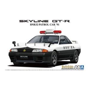 アオシマ アオシマ 62845 ザ☆パトロールカー4 1/24 ニッサン BNR32 スカイラインGT-R パトロールカー 91