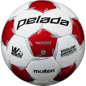 モルテン Molten モルテン ペレーダ4000 WH/Mレッド 5号 検定球 サッカーボール F5L4000WR