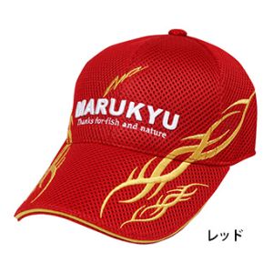 マルキュー マルキュー マルキユートライバルメッシュキャップ01 レッド M 17355