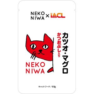 イトウアンドカンパニーリミテッド イトウアンドカンパニーリミテッド NEKONIWA 猫パウチ カツオ マグロ かつおぶし入り 60g