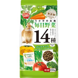 マルカン MG マルカン うさぎの毎日野菜14種 メンテナンス 850g MG