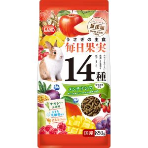 マルカン MG マルカン うさぎの毎日果実14種 メンテナンス 850g MG