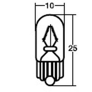 スタンレー電気 STANLEY スタンレー WB131 ウェッジベース電球 12V 8W T10 10個入 STANLEY