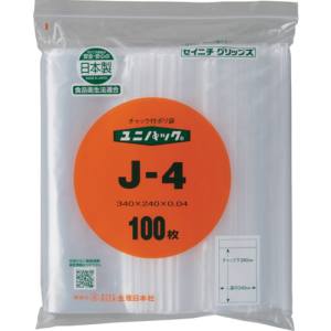 生産日本社 セイニチ J-4-100 ユニパック J-4 340×240×0.04 100枚入