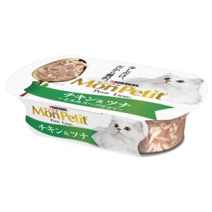 ネスレ日本 Nestle モンプチ プチリュクスカップ チキン & ツナ57g 猫 キャットフード ネスレ