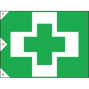 日本緑十字社 日本緑十字社 250012 安全衛生旗 900×1350mm 布製
