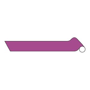 日本緑十字社 日本緑十字社 187509 配管識別テープ 赤紫 AH509 小 50mm 幅×2m アルミ