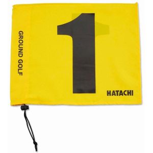 羽立工業 ＨＡＴＡＣＨＩ ハタチ BH5001 グラウンドゴルフ コース整備品 グラウンドゴルフ用旗 イエロー 45 6 HATACHI