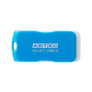 アドテック ADTEC アドテック AD-UCTL16G-U2 USB2.0 回転式フラッシュメモリ 16GB AD-UCT ブルー