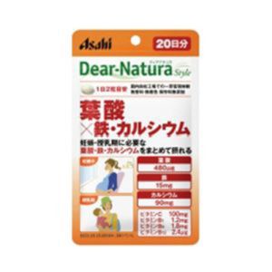 アサヒグループ食品 Asahi アサヒ ディアナチュラ スタイル 葉酸×鉄・カルシウム 40粒