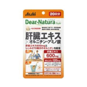 アサヒグループ食品 Asahi アサヒ ディアナチュラ スタイル 肝臓エキス×オルニチン・アミノ酸 60粒