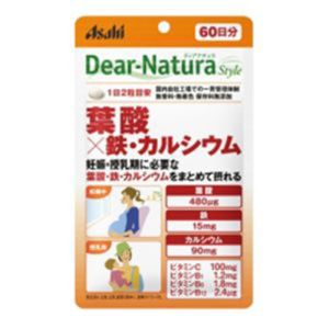 アサヒグループ食品 Asahi アサヒ ディアナチュラ スタイル 葉酸×鉄・カルシウム 120粒
