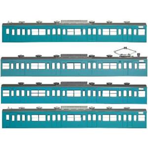グリーンマックス GREEN MAX グリーンマックス 18009 国鉄 JR 103系 低運 非ユニット窓 冷改車 スカイブルー 基本4両編成ボディキットA