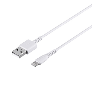バッファロー BUFFALO USB2.0ケーブル(Type-A to Lightning) MFi認証モデル ホワイト 0.5m BSMPCL105WH