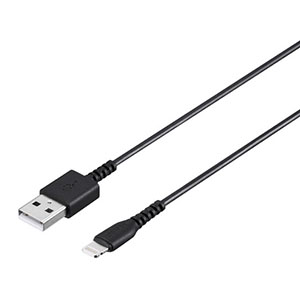 バッファロー BUFFALO USB2.0ケーブル(Type-A to Lightning) MFi認証モデル ブラック 2.0m BSMPCL120BK
