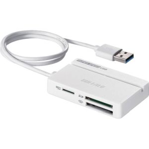 バッファロー バッファロー BSCR100U3WH USB3.0 マルチカードリーダー スタンダード ホワイト