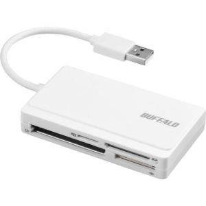 バッファロー BUFFALO バッファロー BSCR300U2WH カードリーダ 対応機器 USB 3.2Gen 1 3.1Gen 1 3.0 2.0 1.1  BUFFALO