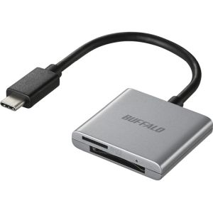 バッファロー BUFFALO バッファロー BSCR110U3CSV カードリーダ 対応機器 USB 3.2 BUFFALO