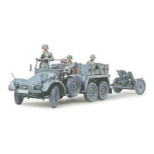 タミヤ TAMIYA タミヤ 35259 1/35 MM クルッププロッツェ3.7cm対戦車砲牽引型