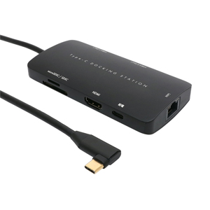MCO ミヨシ ミヨシ UDS-4K02P/BK USB Type-Cドッキングステーション USB PD給電対応モデル