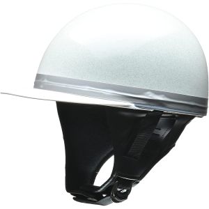 リード工業 LEAD リード工業 HS-501M コルクハーフ ヘルメット メタルカラー メタルホワイト フリーサイズ LEAD