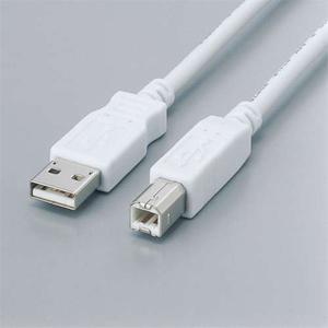 エレコム(ELECOM) フェライトコア内蔵USB2.0対応ケーブル(ABタイプ) USB2-FS3