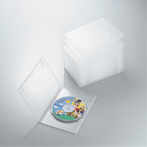 エレコム(ELECOM) DVDトールケース(10枚パック・クリア) CCD-DVD03CR