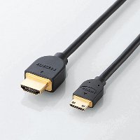 エレコム(ELECOM) HDMIケーブル Ver1.4 1.5m HDMI-Mini DH-HD14EM15BK