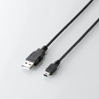 エレコム ELECOM USBケーブル Aオス-miniBオス 3m U2C-GMM30BK(ブラック)