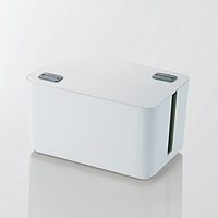 エレコム(ELECOM) ケーブルボックス(4個口) EKC-BOX002WH(ホワイト)