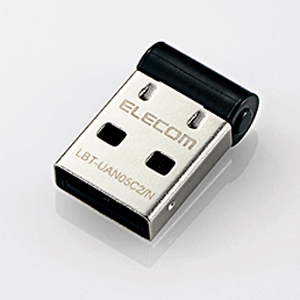 ELECOM エレコム エレコム LBT-UAN05C2/N Bluetooth ブルートゥース PC用USBアダプタ 超小型 Ver4.0 ブラック