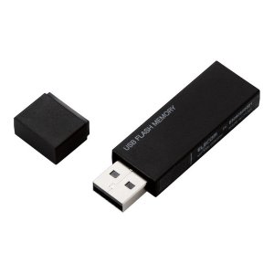 エレコム ELECOM エレコム ELECOM キャップ式USBメモリ ブラック 16GB MF-MSU2B16GBK