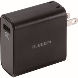 エレコム ELECOM エレコム ELECOM AC充電器(USBポート/QC3.0) ブラック MPA-ACUQ01BK