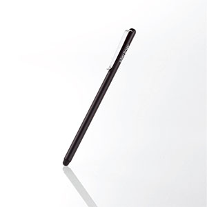 エレコム ELECOM エレコム P-TPSLIMBK タッチペン スタイラスペン 超高感度タイプ スリムモデル ブラック
