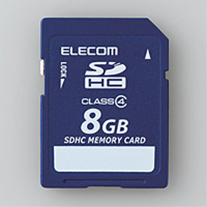 エレコム(ELECOM) SDHCカード/データ復旧サービス付/Class4/8GB MF-FSD008GC4R