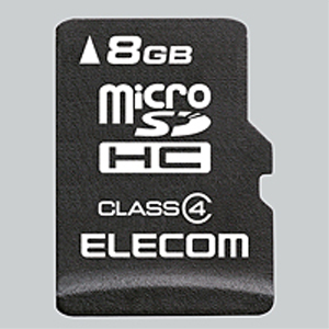 エレコム(ELECOM) microSDHCカード/データ復旧サービス付/Class4/8GB MF-MSD008GC4R