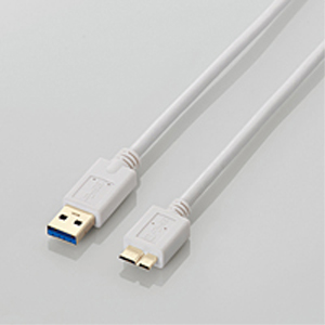 エレコム(ELECOM) USB3.0ケーブル/A-microBタイプ/スタンダード/0.5m/ホワイト USB3-AMB05WH