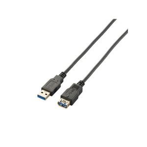エレコム(ELECOM) USB3.0ケーブル/A-A延長タイプ/スリム/1m/ブラック USB3-EX10BK